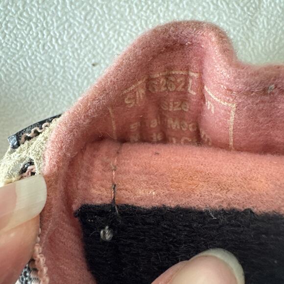 Teva Baby Shoes Tan & Pink Adjustable Small Medium 0-3-6 Soft Sole Crib Slippers - Picture 7 of 9